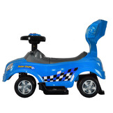 Loopauto - 84,5x84,7x45,5cm - 3in1 - blauw