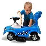 Loopauto - 84,5x84,7x45,5cm - 3in1 - blauw