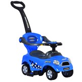 Loopauto - 84,5x84,7x45,5cm - 3in1 - blauw