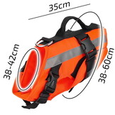 Zwemvest hond - maat M - reflecterend - oranje