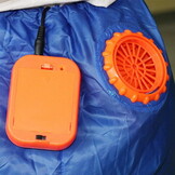 Dino pak - opblaasbaar kostuum - ride on - groen