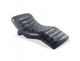INTEX - luchtbed zwembad - ligstoel - 191x99cm - zwart
