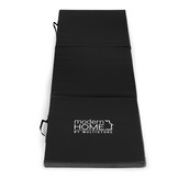 Yogamat - fitness mat - 5cm dik - 182x60 cm - zwart