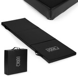 Yogamat - fitness mat - 5cm dik - 182x60 cm - zwart