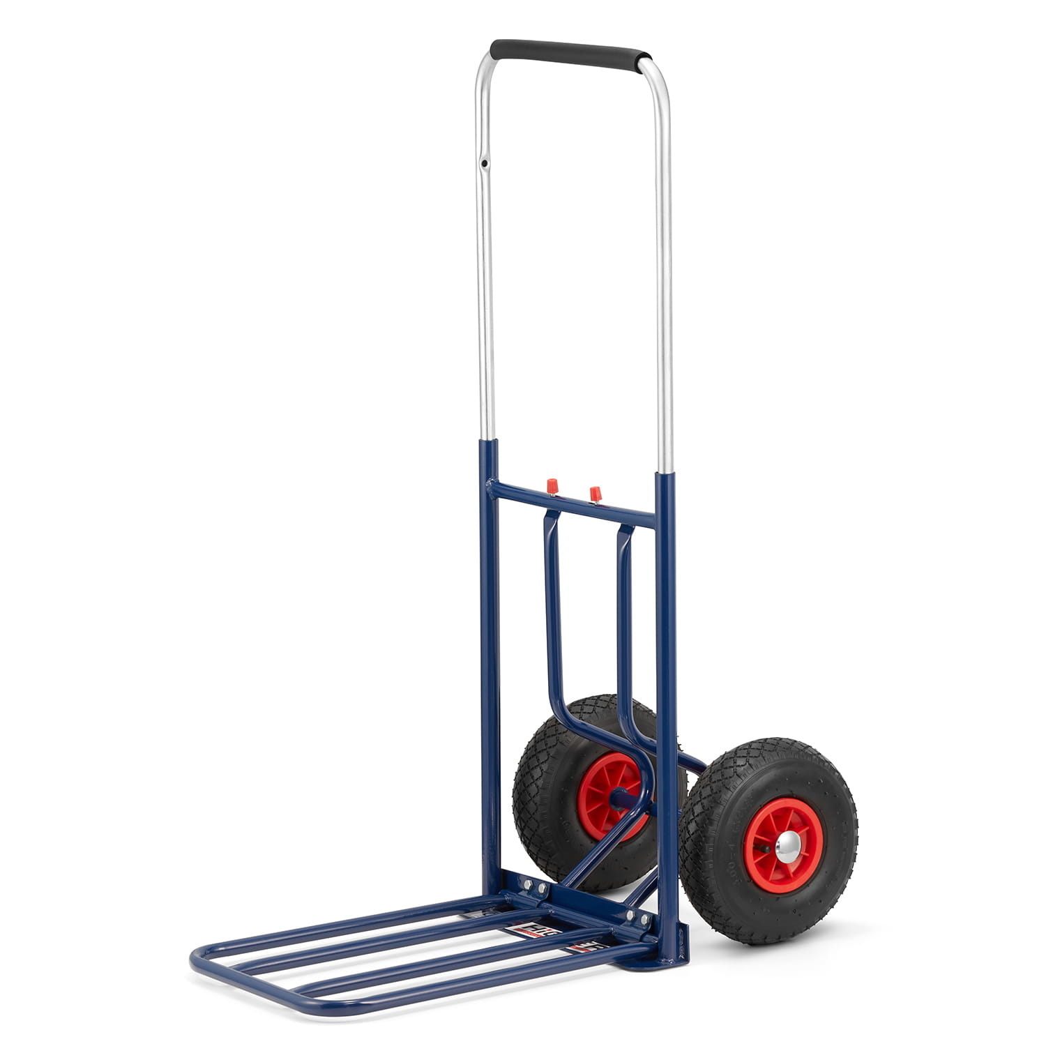Steekwagen - steekkar - opvouwbaar - tot 150 kg - blauw