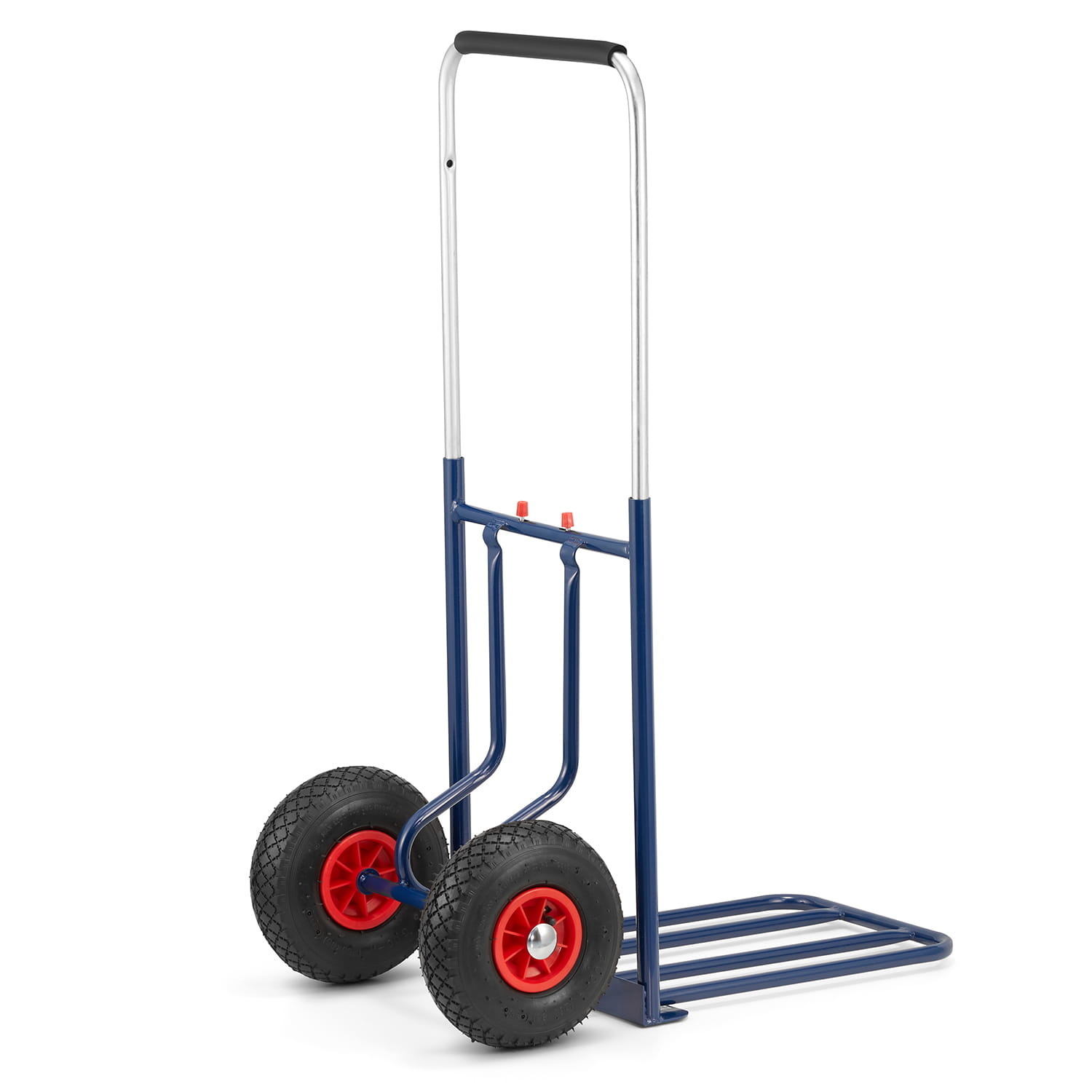 Steekwagen - steekkar - opvouwbaar - tot 150 kg - blauw