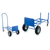 Steekwagen - Transportwagen - tot 250 kg - luchtbanden - blauw