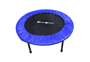 Fitness trampoline - opvouwbaar - ⌀ 101x22,5 cm - blauw