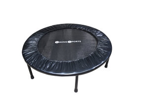 Fitness trampoline - opvouwbaar - ⌀ 101x22,5 cm - zwart