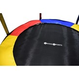 Trampoline - 183 cm - met veiligheidsnet - regenboog