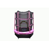 Trampoline - 140 cm - met veiligheidsnet - roze