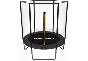Trampoline - 183 cm - met veiligheidsnet - zwart