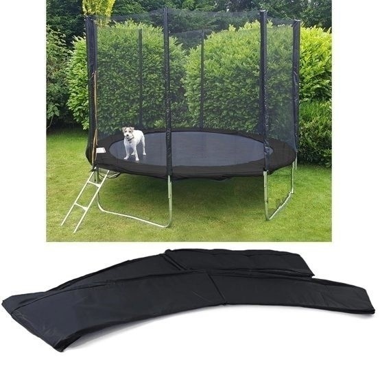 Trampoline zwart 244 cm - met veiligheidsnet - tot 110 kg