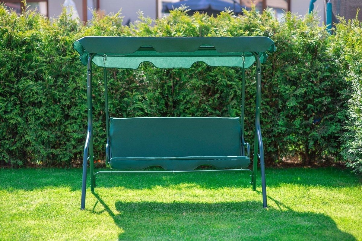 Tuinschommel - 3 personen - groen - 180 cm breed