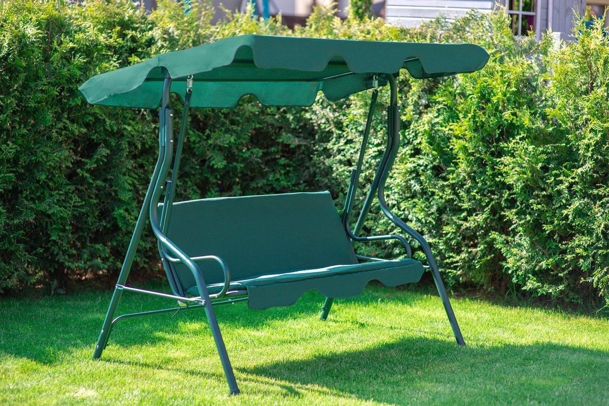 Tuinschommel - 3 personen - groen - 180 cm breed