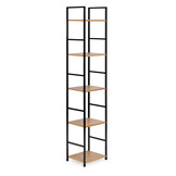 Boekenkast - 144,5 cm - MDF-plaat - bruin