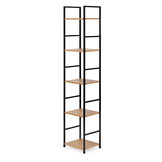 Boekenkast - 144,5 cm - MDF-plaat - bruin