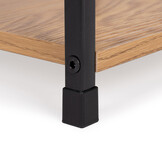 Boekenkast - 144,5 cm - MDF-plaat - bruin