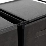 Opbergkast - 69x35x101cm - 6 manden - grijs