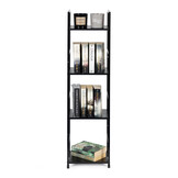 Boekenkast - 112x23.5x29cm - 4 planken - zwart