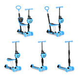 Kinderstep - 57 cm - 5-in-1 - blauw