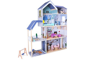 Poppenhuis Maya - XXL - 28 meubels - Ecotoys