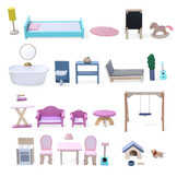 Poppenhuis Maya - XXL - 28 meubels - Ecotoys