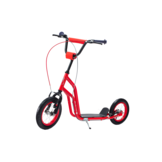 Kinder step met 12’’ luchtbanden – dubbele V-brake – rood