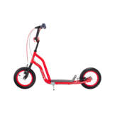Kinder step met 12’’ luchtbanden – dubbele V-brake – rood