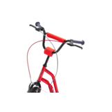 Kinder step met 12’’ luchtbanden – dubbele V-brake – rood