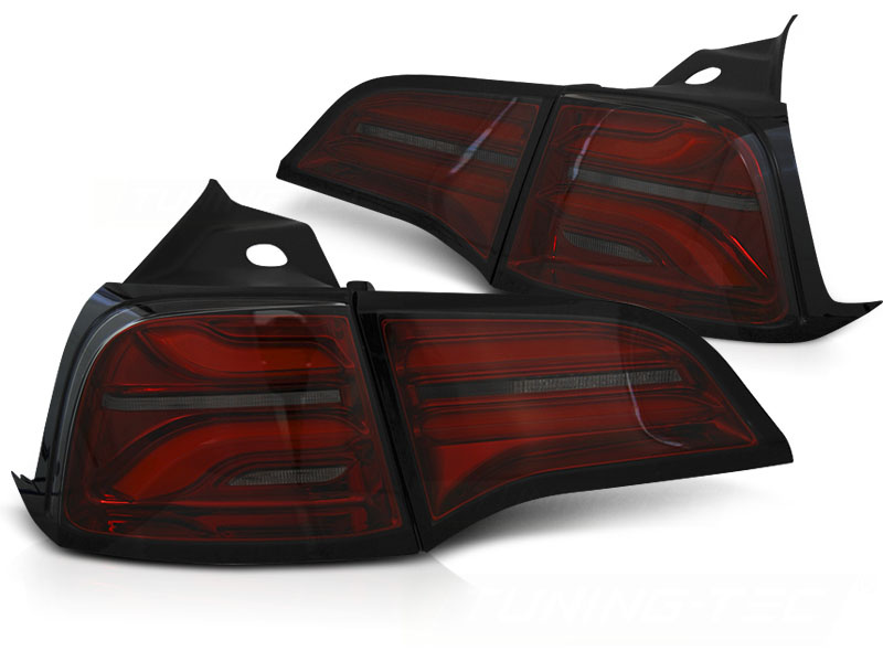 Achterlichten TESLA MODEL 3 17- / MODEL Y 20- LED SMOKE rood