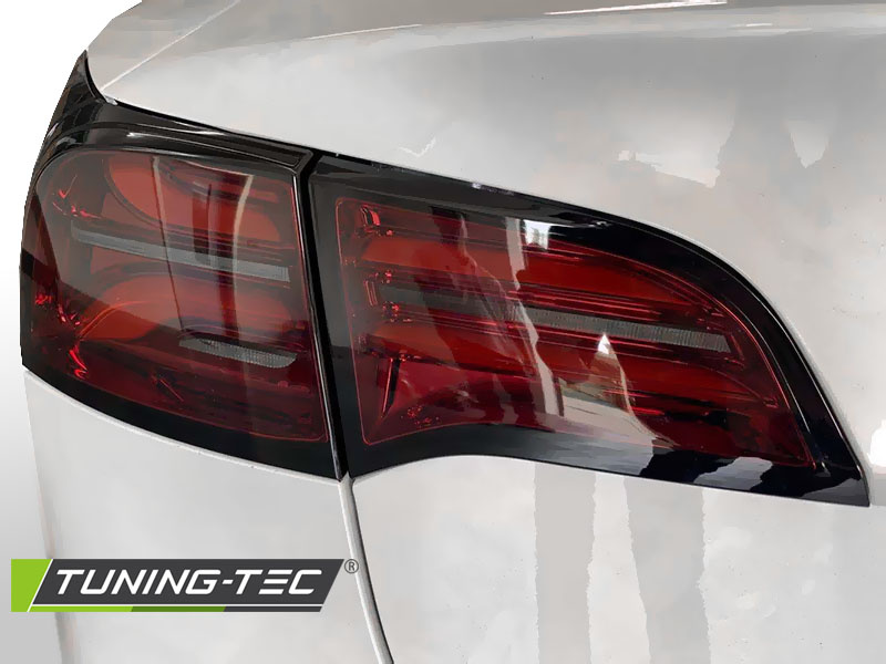 Achterlichten TESLA MODEL 3 17- / MODEL Y 20- LED SMOKE rood