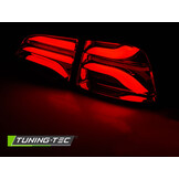 Achterlichten TESLA MODEL 3 17- / MODEL Y 20- LED SMOKE rood