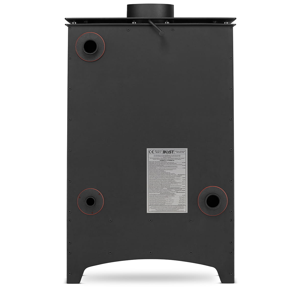 CV houtkachel - energielabel A - 26kW