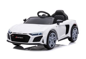 Audi R8 Sport - elektrische kinderauto - accu auto - wit