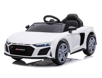 Audi R8 Sport - elektrische kinderauto - accu auto - wit