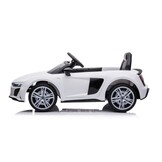 Audi R8 Sport - elektrische kinderauto - accu auto - wit