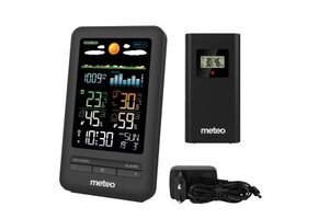 Weerstation METEO SP103 - 8,4x14,5x4,5cm - DCF- systeem - zwart