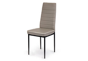 Eetkamerstoelen - eco leer - 41x42x96cm - set van 4 - grijs