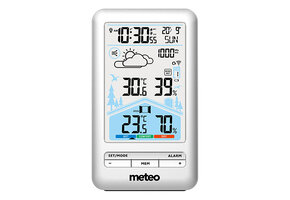 Weerstation METEO SP97 - 14,5x8,5x4,5 cm - draadloos - wit