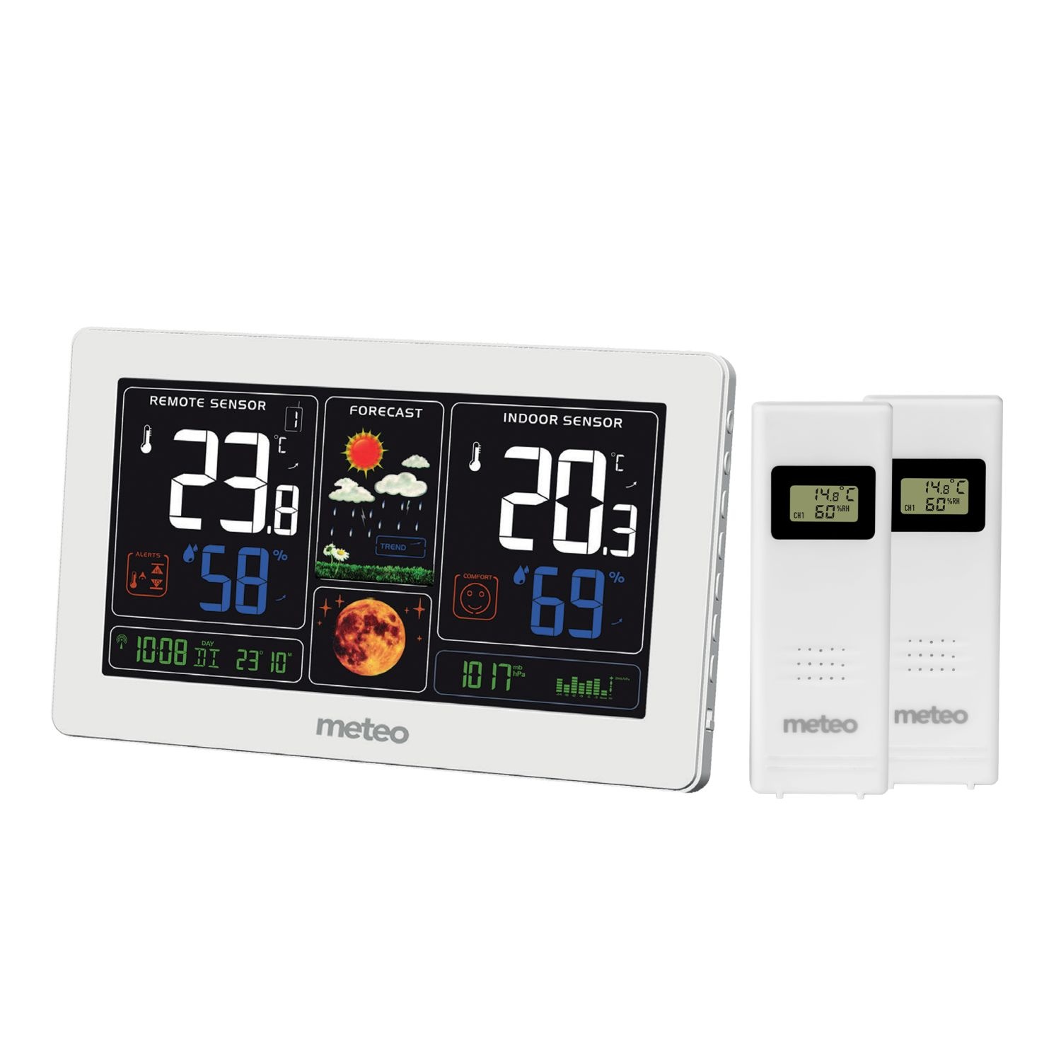 Weerstation METEO SP100 - 13x20,5x3,2cm - draadloos - wit