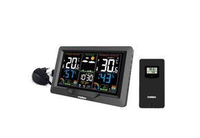 Weerstation METEO SP104 - 13x20,5x3cm - draadloos - DCF - zwart