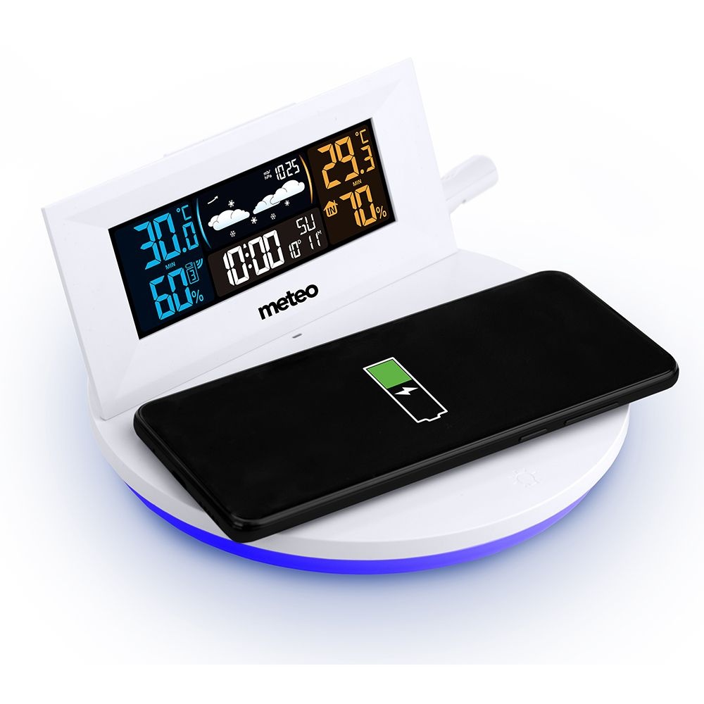 Weerstation METEO SP94 - met sfeerlamp - inductielader