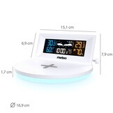 Weerstation METEO SP94 - met sfeerlamp - inductielader