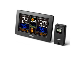 Weerstation METEO SP95 - 20,5x13x3cm - draadloos - zwart