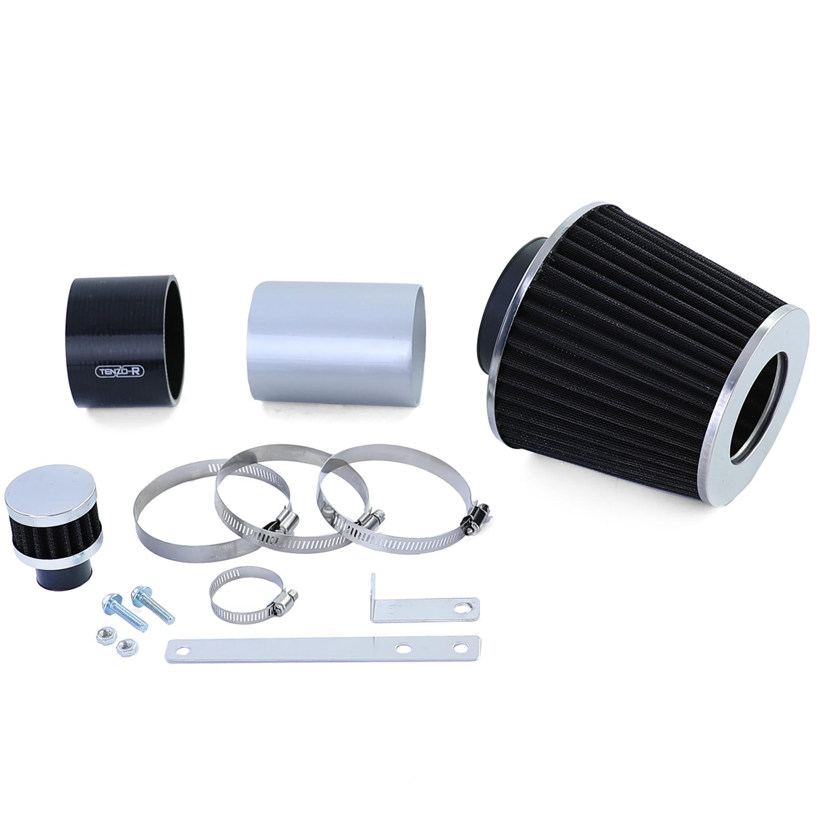 Luchtinlaatkit met sportluchtfilter Zwart voor Audi TT 8N 1.8 4-cilinder 98-06