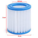 10x Zwembad Filtercartridge Vervangingsfilter Filterpatroon Type I 9cm