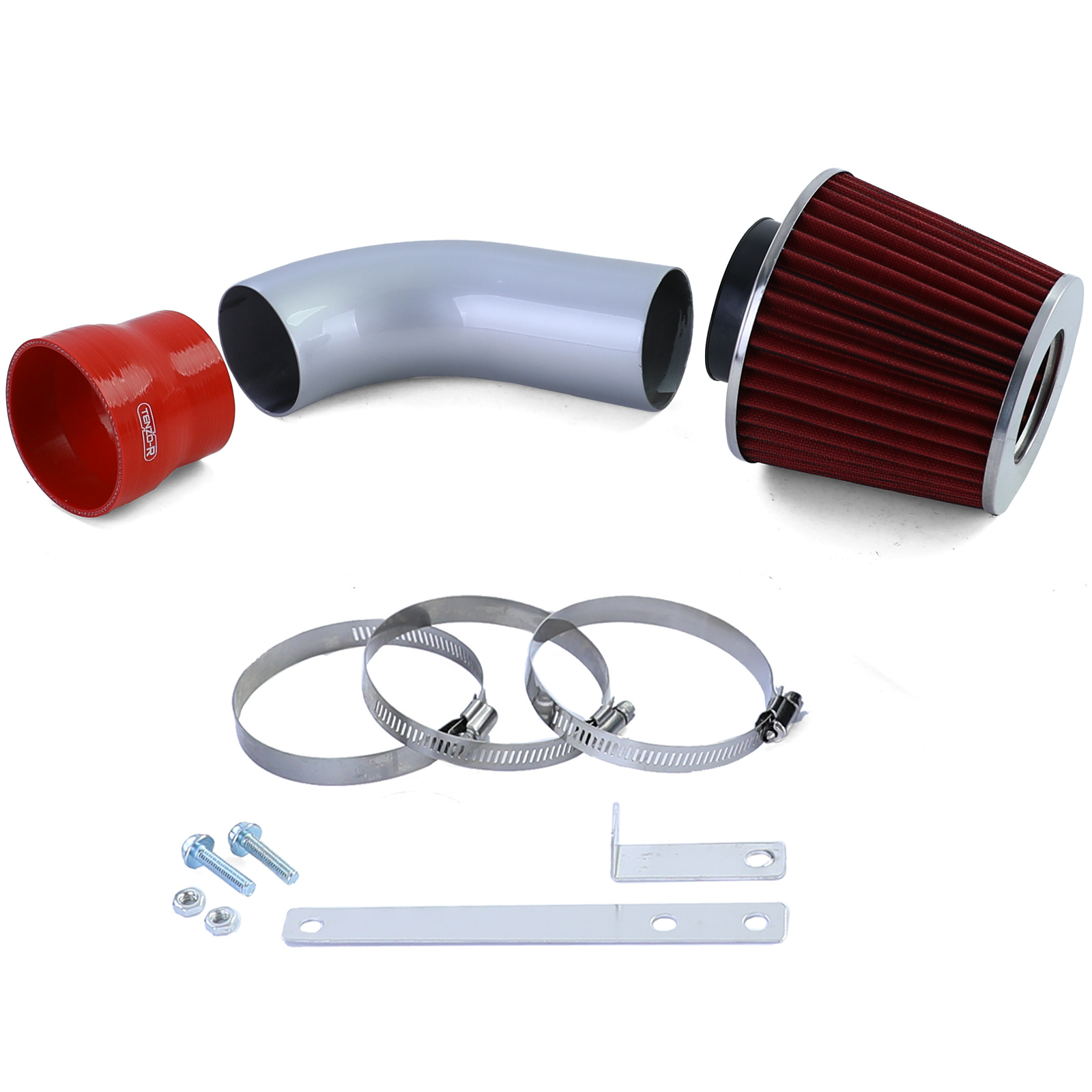 Luchtinlaatsysteem met rode sportluchtfilter voor Mercedes E-Klasse W210 E420 E430