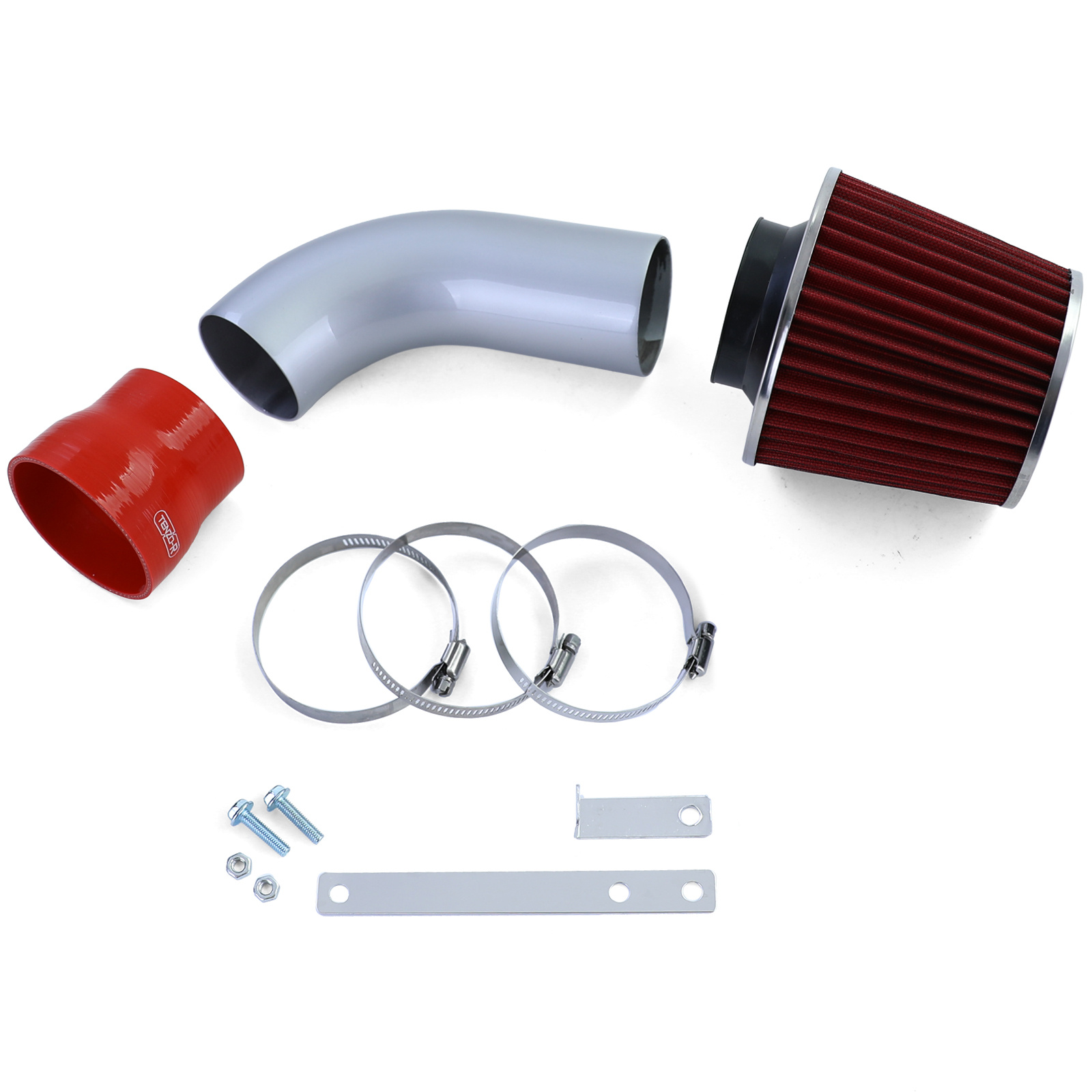 Luchtinlaatsysteem met rode sportluchtfilter voor Mercedes E-Klasse W210 E420 E430