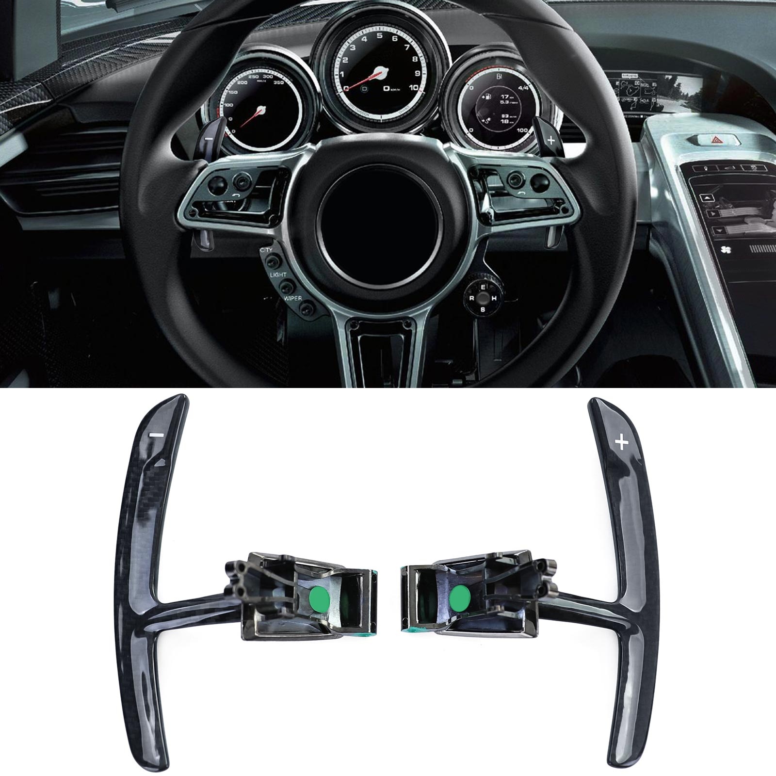 Schakelpeddels voor Porsche Cayenne 92A / Macan 95B vanaf 14